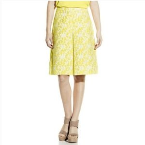 Vince Camuto Jacquard Pleated Skirt